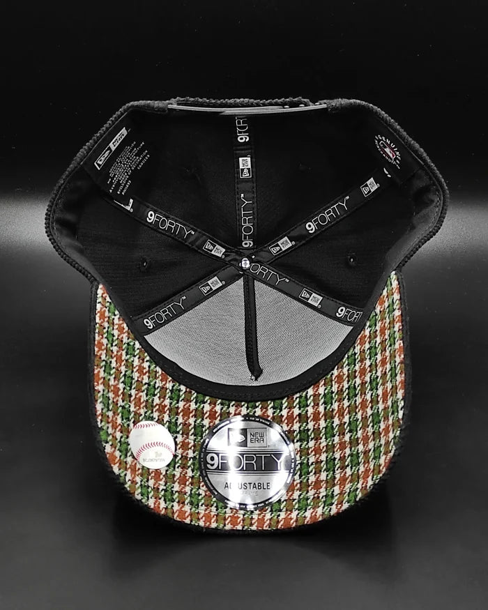 New Era Atlanta braves"Corduroy Black" 9 Forty A-FRAME snapback
