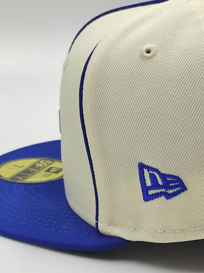 New era Exclusiva 59fifty old time Los Angeles Dodgers 1981 world series patch - blanco royal