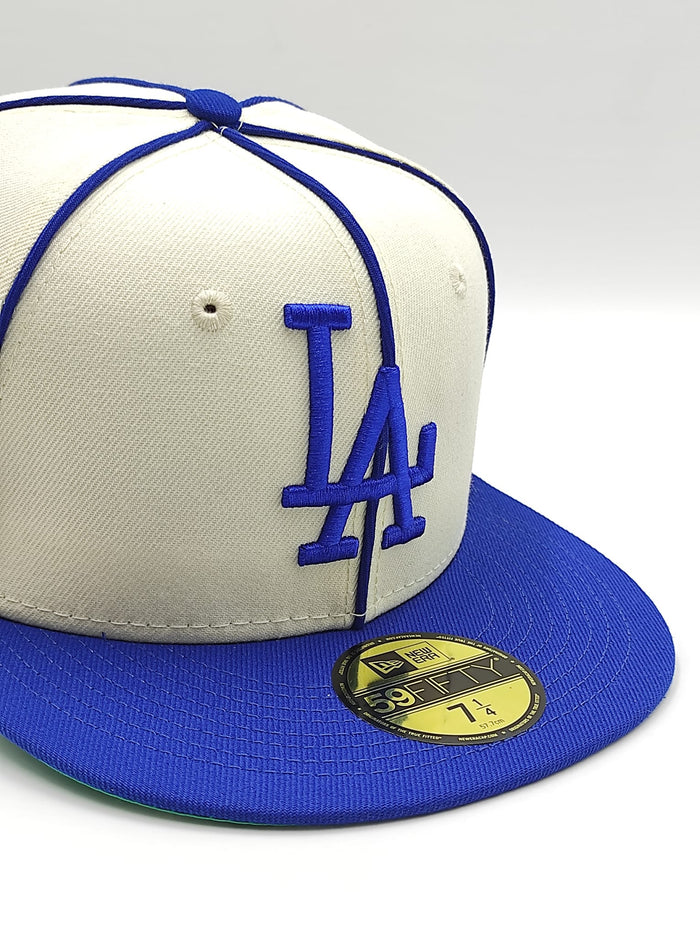 New era Exclusiva 59fifty old time Los Angeles Dodgers 1981 world series patch - blanco royal
