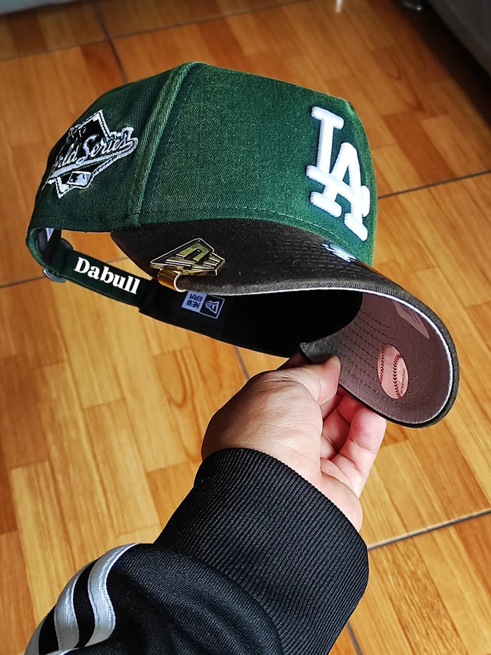 New era Los Angeles Dodgers DENIM green 9FORTY A-FRAME Snapback