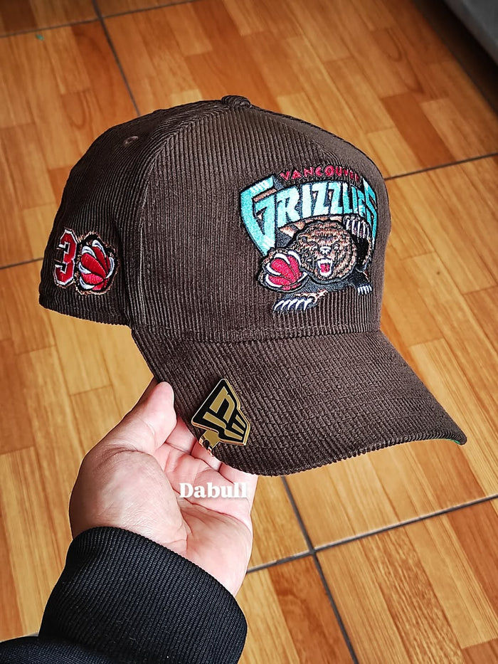 New Era Memphis grizzlies 30th aniversario corduroy walnut 9fifty a frame SNAPBACK