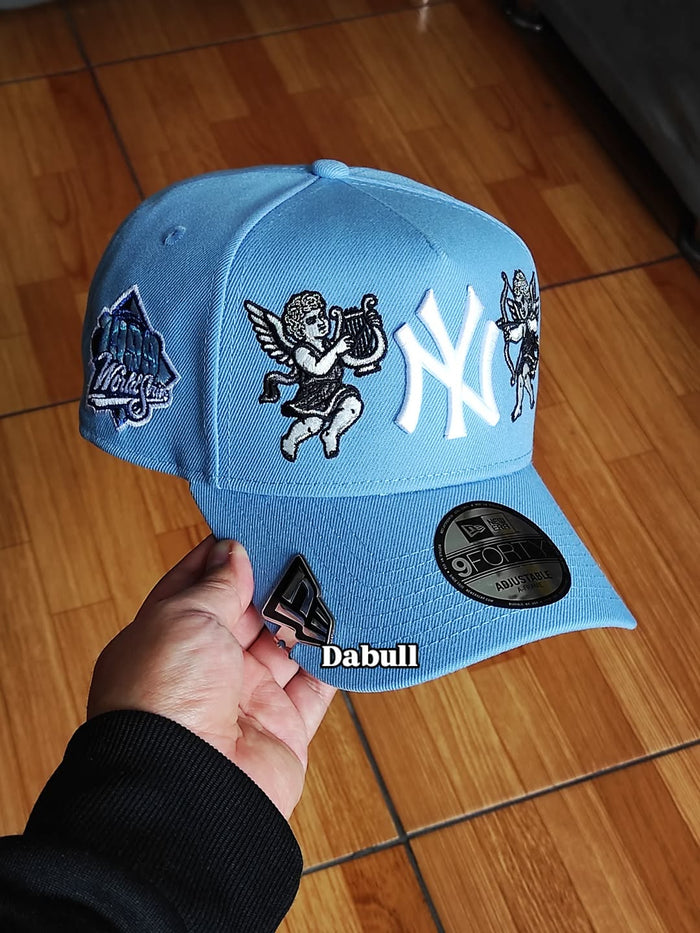 New Era New York Yankees cupid 🏹  sky 9FORTY A-FRAME Snapback