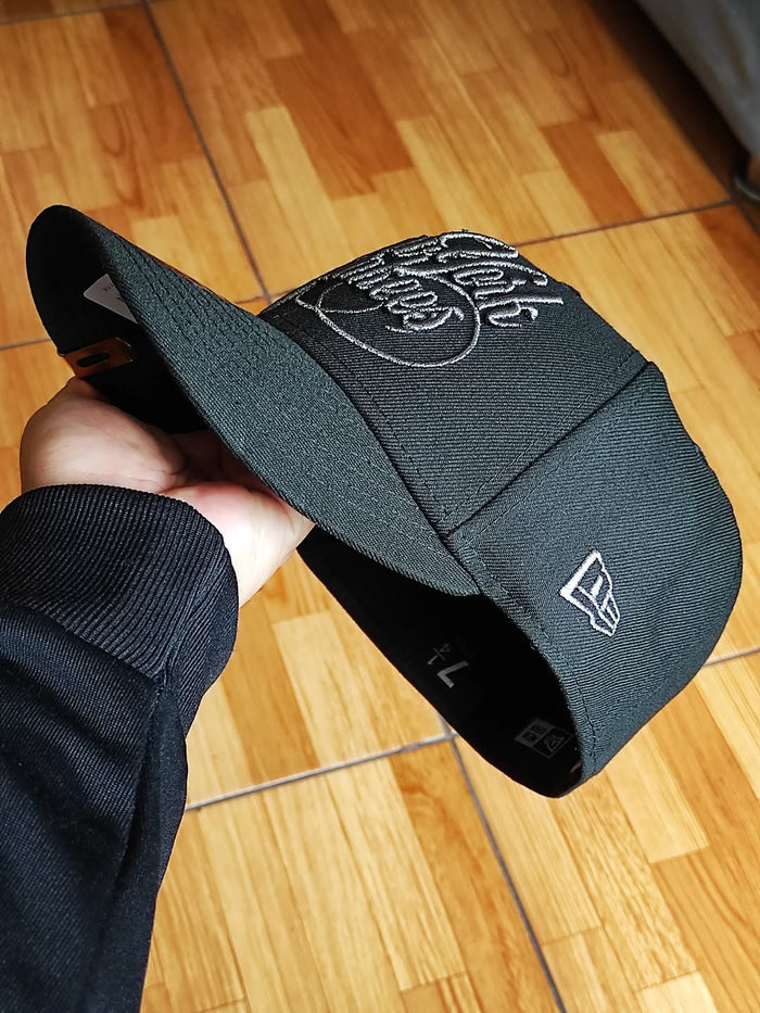 New Era New York Yankees script world series black titanio 59FIFTY