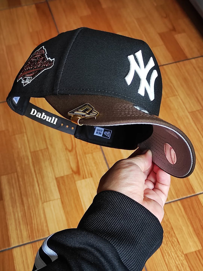New Era New York Yankees world series Black Brown 9FORTY A-FRAME Snapback