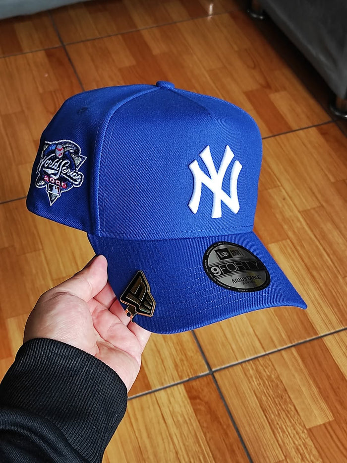 New Era New York Yankees Worlds series blues 9Forty A Frame Snapback