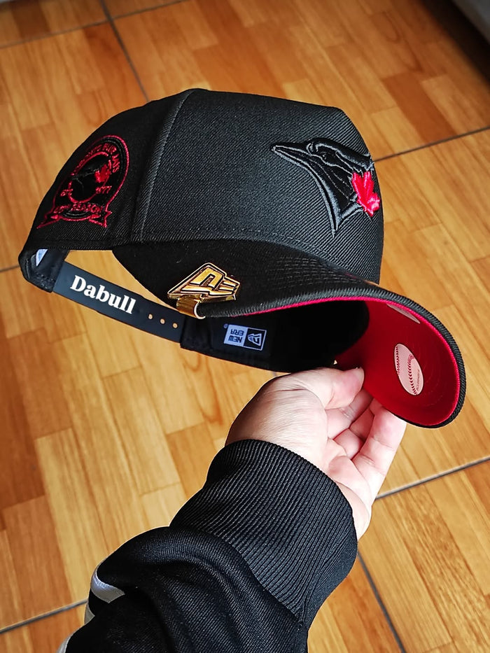 New Era Toronto BLUE Jays black red  9Forty a-frame