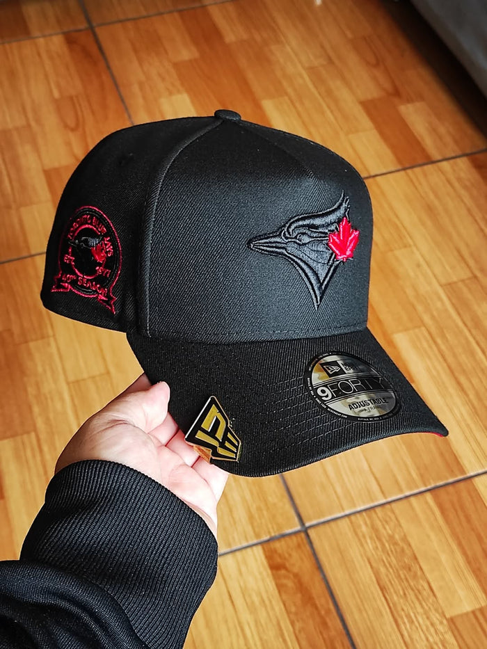 New Era Toronto BLUE Jays black red  9Forty a-frame