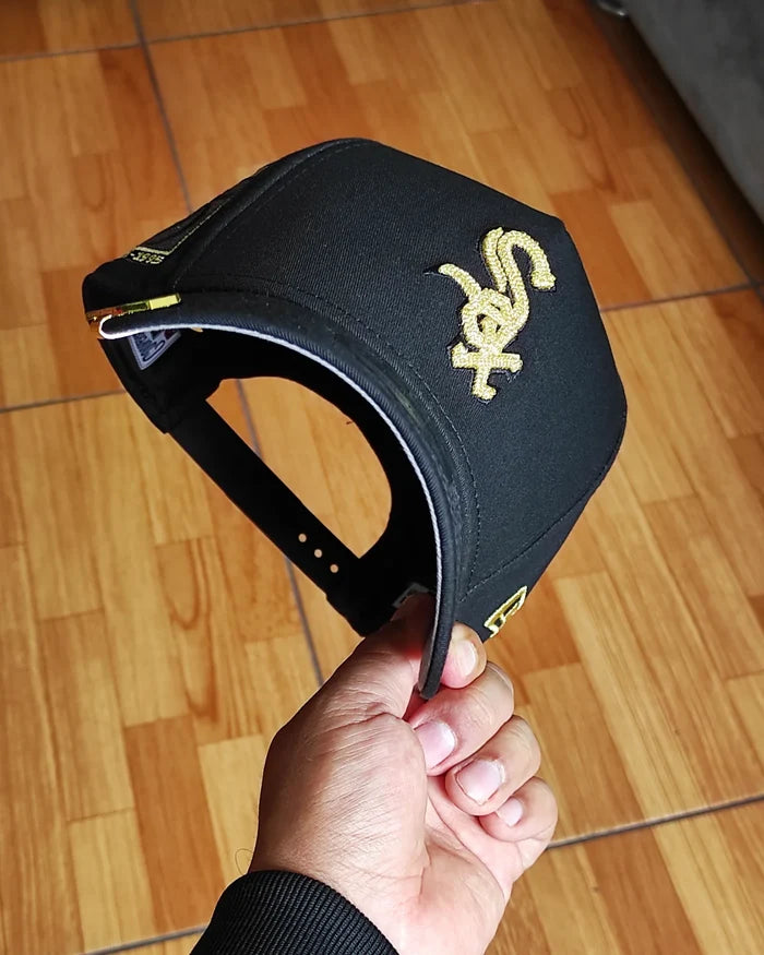 New Era White Sox ✨luxury  black 9FORTY A-FRAME