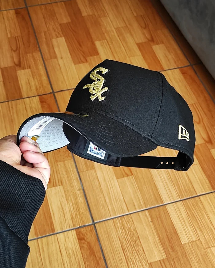 New Era White Sox ✨luxury  black 9FORTY A-FRAME