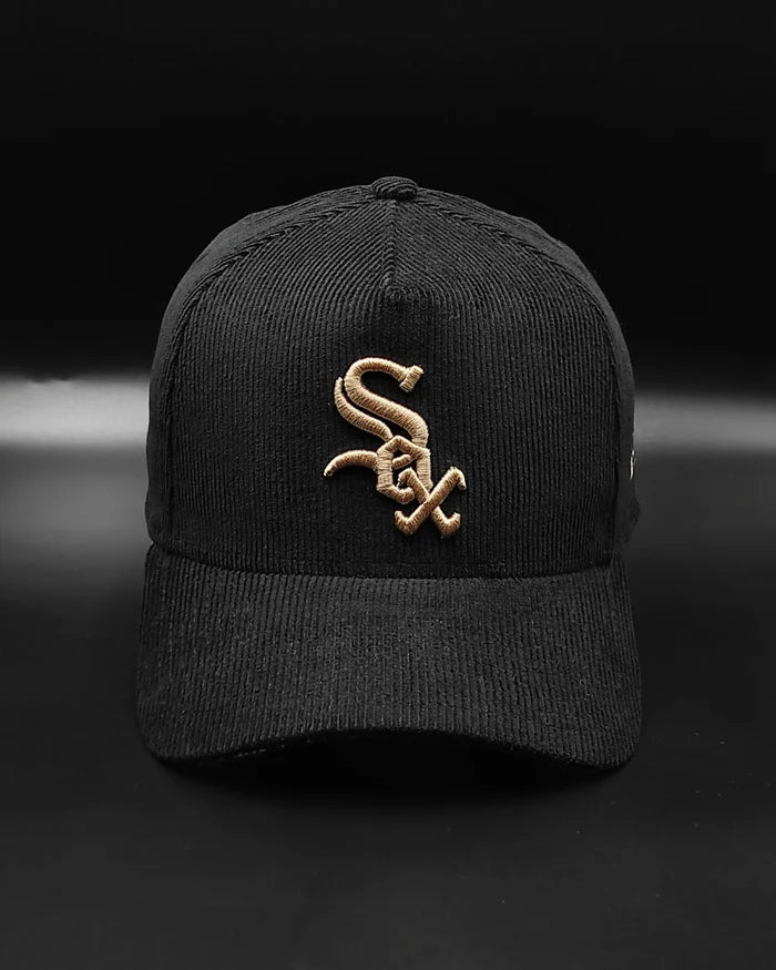 New Era White sox"Corduroy Black" 9 Forty A-FRAME snapback
