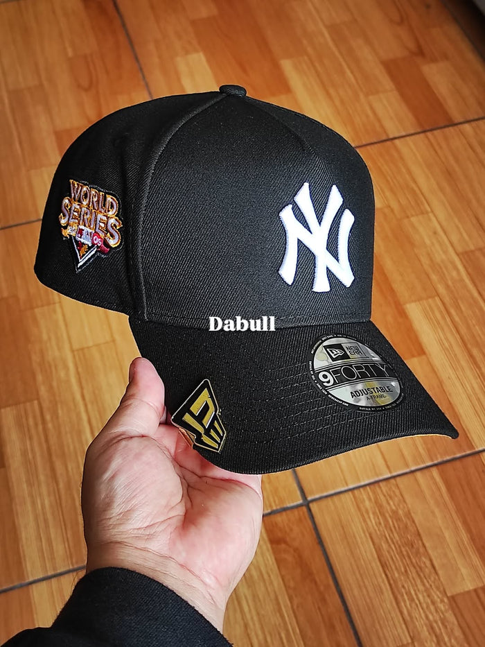 New York yankees black 2009 Worlds series 9forty AFRAME snapback