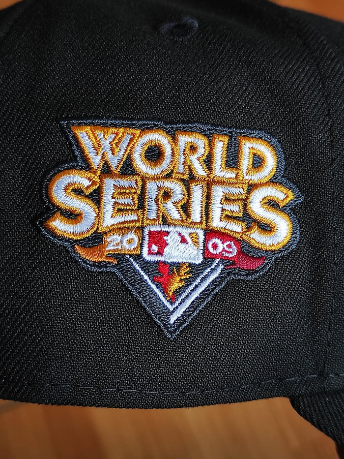 New York yankees black 2009 Worlds series 9forty AFRAME snapback