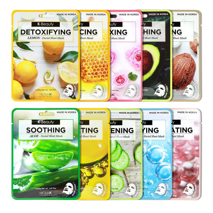 Nicka K Facial Sheet Mask - ikatehouse
