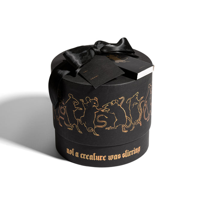 Heretic Parfum-Not A Creature Was Stirring Candle-Home-CopyofNot-A-Creature-Box-Matches-The Detox Market |