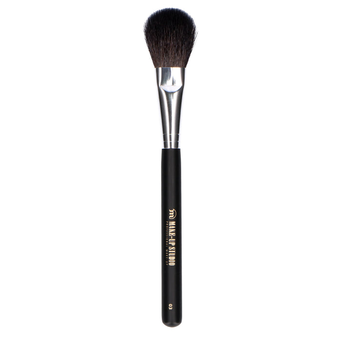 Nr.  3 Blusher Penseel Plat | Geitenhaar