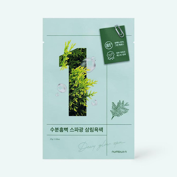 Numbuzin No.1 Dewy Glow Spa Sheet Mask