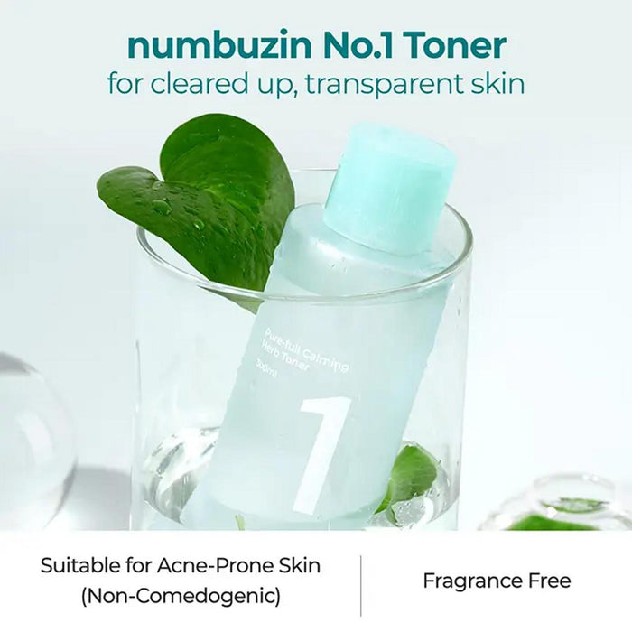 Numbuzin No.1 Pure-Full Calming Herb Toner 300 mL