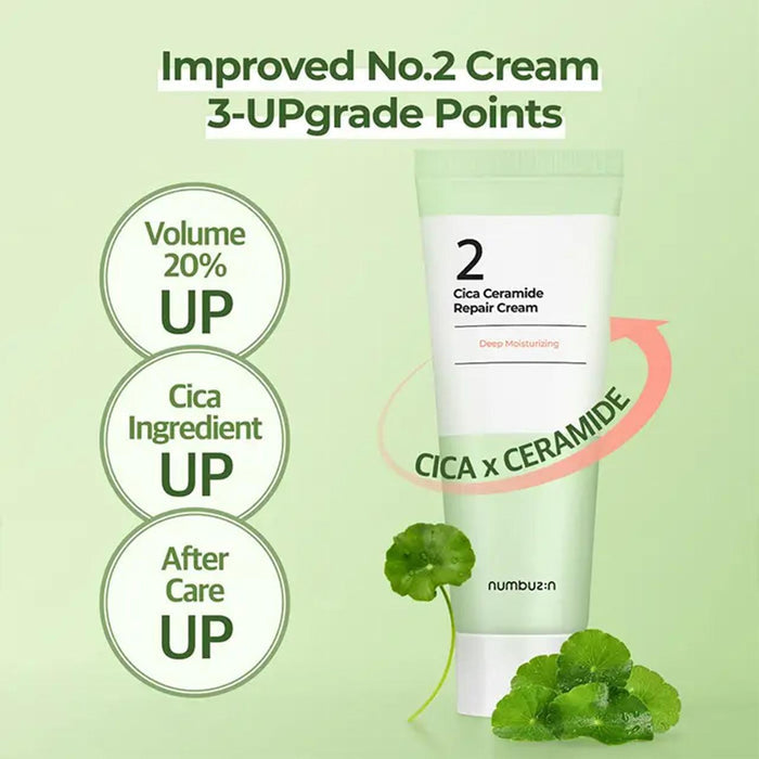 Numbuzin No.2 Cica Ceramide Repair Cream 60 mL