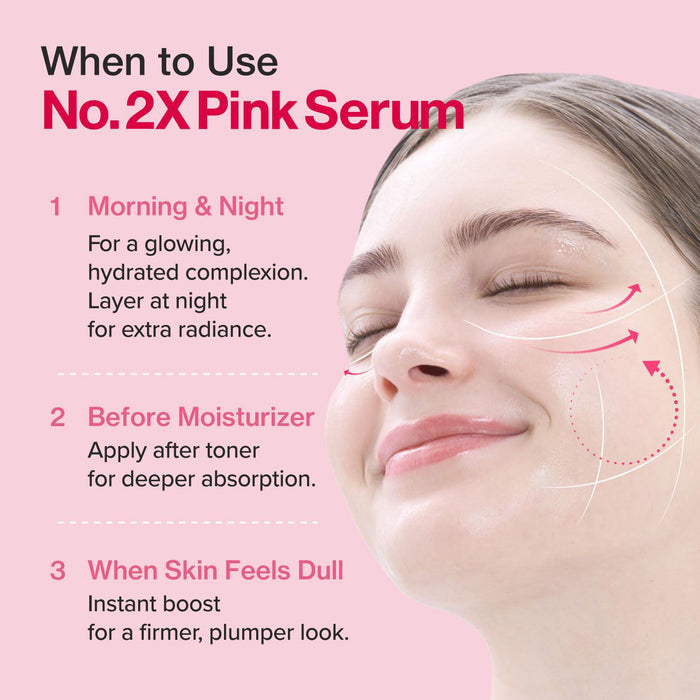 Numbuzin No.2 Rose PDRN Collagen 2X Plumping Serum 30 mL