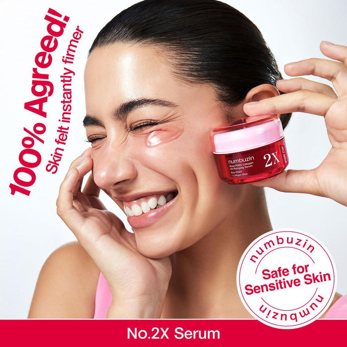 Numbuzin No.2 Rose PDRN Collagen 2X Plumping Serum 30 mL