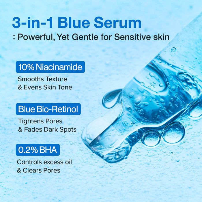 Numbuzin No.3 Blue Bio-Retinol Pore Refining Serum 30 mL