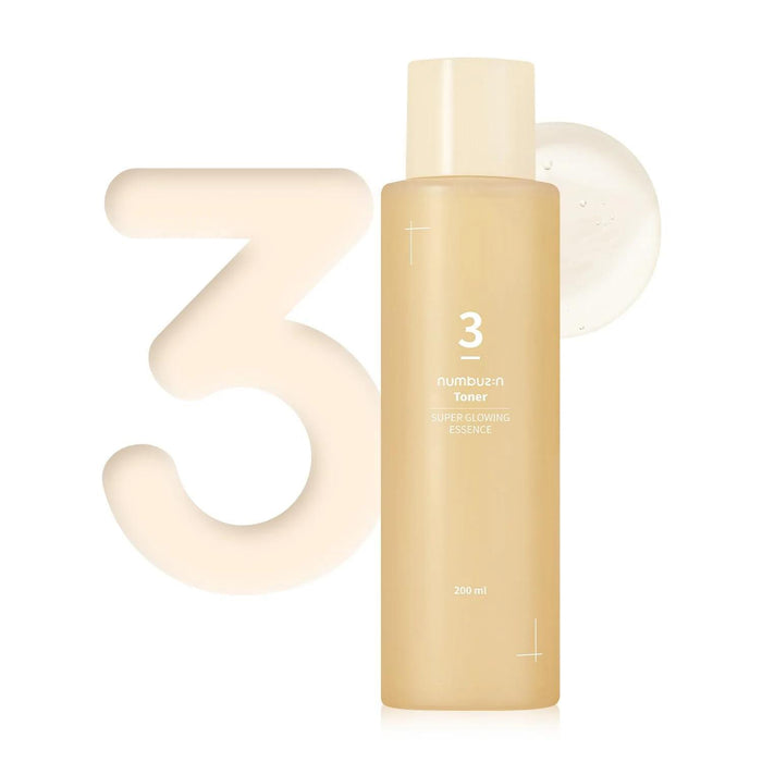 Numbuzin No.3 Super Glowing Essence Toner 200 mL