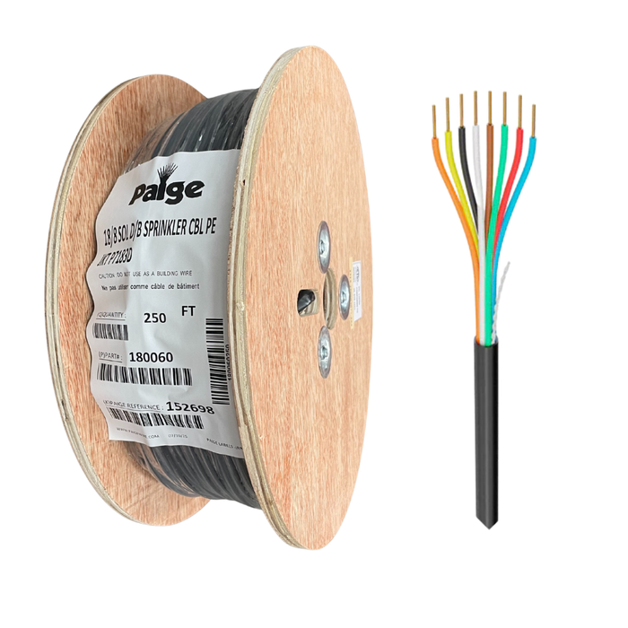 Paige - 18/8 x 250' - 18 AWG 8 Conductor Underground Sprinkler Wire