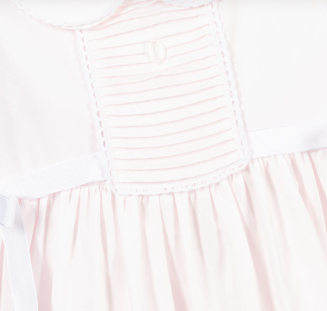 Patachou Pale Pink Cotton Girl Dress