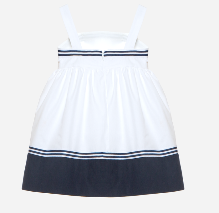 PATACHOU White dress made in poplin