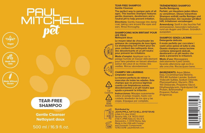 Paul Mitchell Tear-Free Shampoo (Pet)