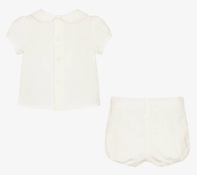 PAZ RODRIGUEZ Baby Boys Ivory Buster Suit