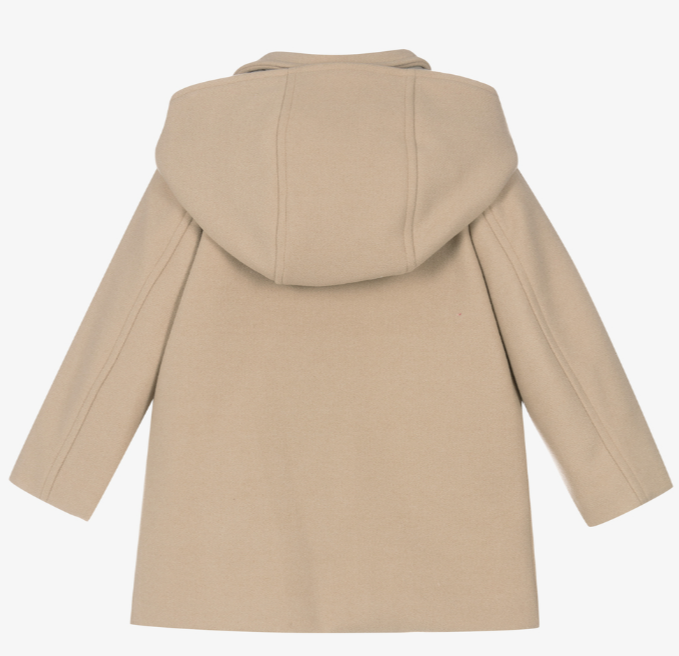 PAZ RODRIGUEZ Boys Beige Duffle Coat