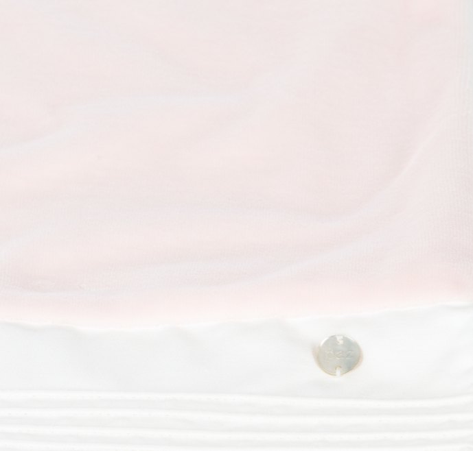 PAZ RODRIGUEZ Pink Velour Blanket (88cm)