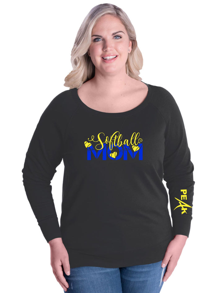 Peak Curvy Ladies Slouchy Pullover in 2 Designs- Matte or Glitter