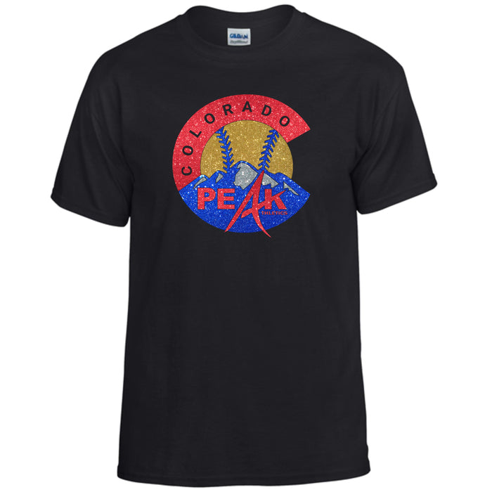 Peak Logo Basic Tee- Matte or Glitter