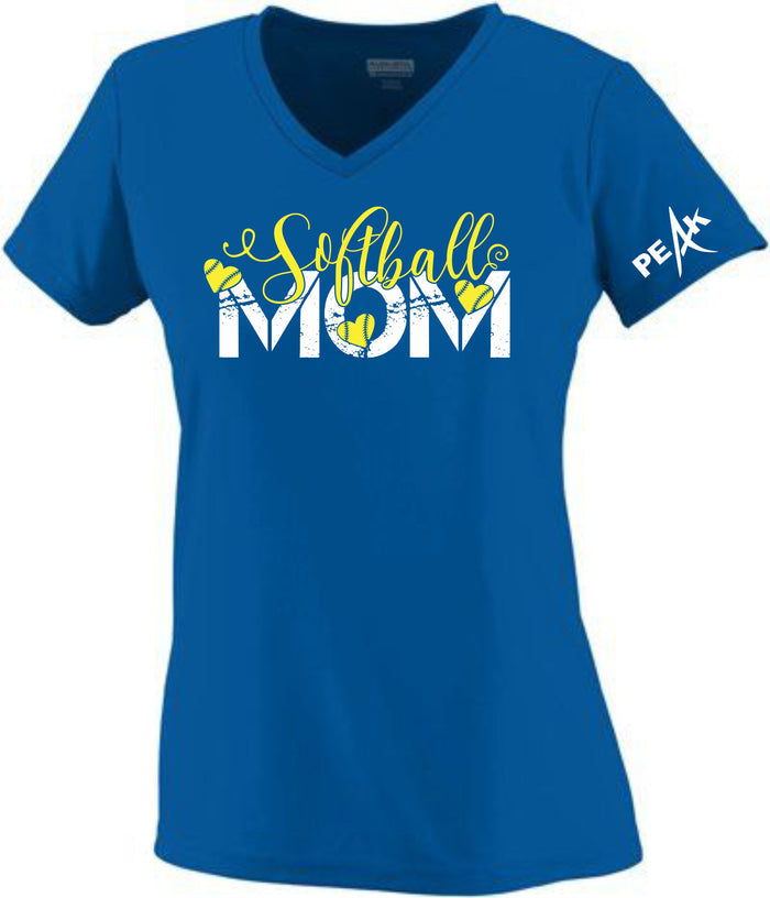Peak Softball Ladies Wicking Tee- 2 designs
