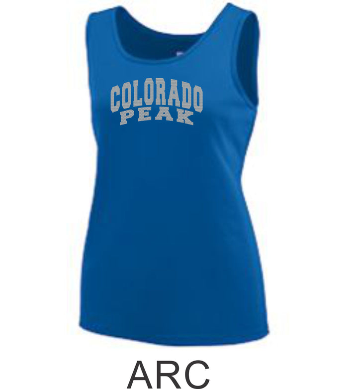 Peak Training Tank- Girls or Ladies- Matte or Glitter