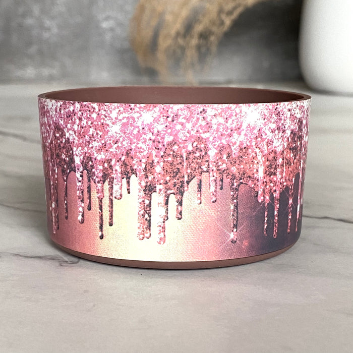 PINK GLITTER DRIP  Boot