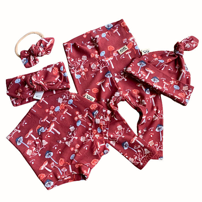 Playful Mushrooms Leggings and/or Headbands