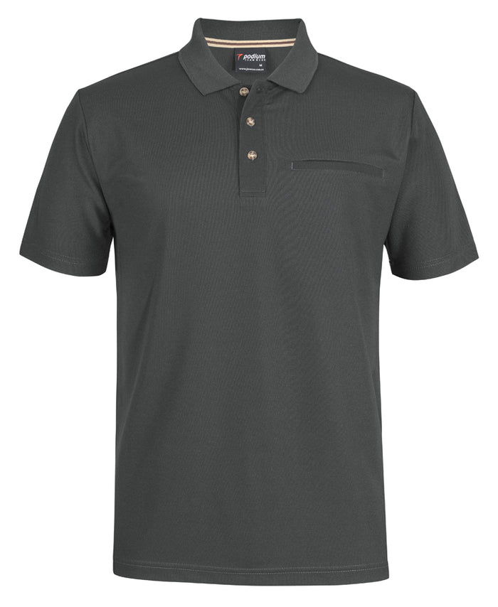 Podium S/S Recycled Polyester Polo | 7SPR