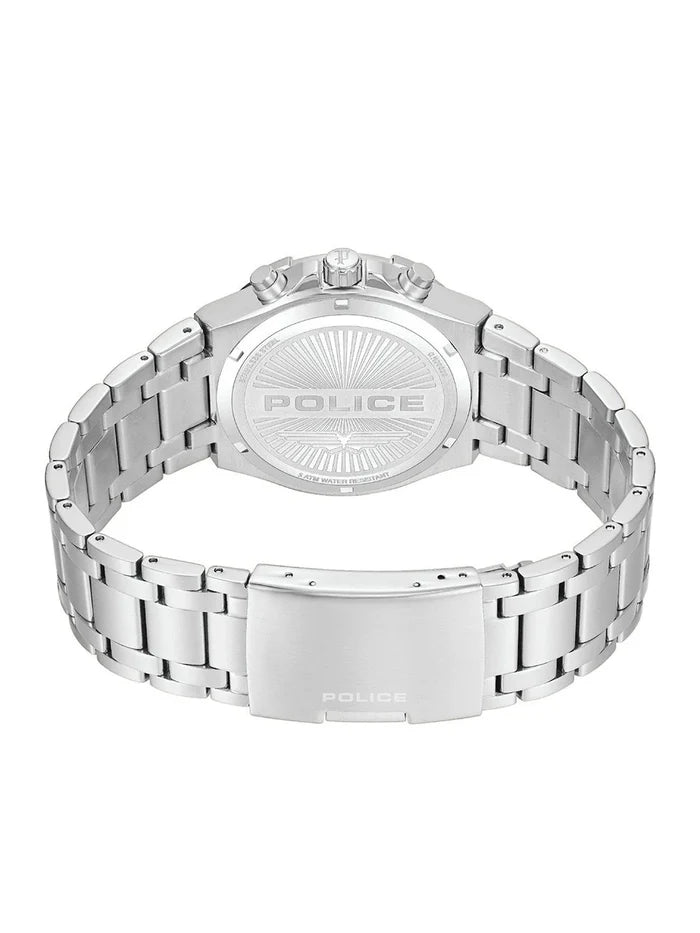 Police Rock Rebel Quartz Blue Round Dial Watch - PLPEWGK0082004