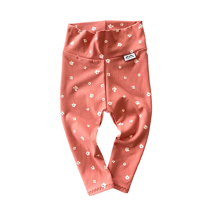 Poppies on Mauve Leggings