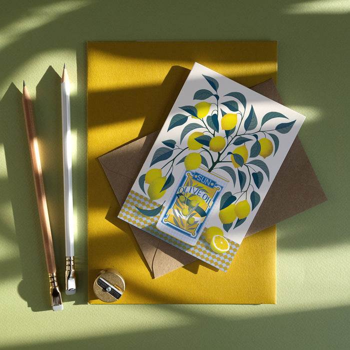 Printer Johnson Lemon Tree Card