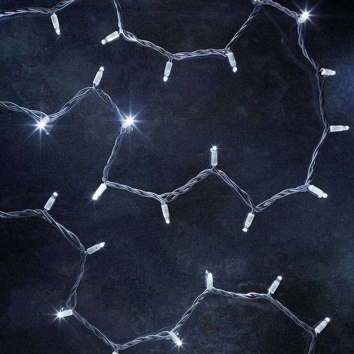 Pro Connect 55m 550 White Connectable String Lights White Cable