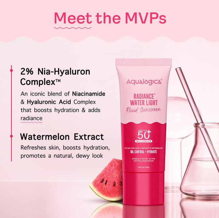 Niacinamide watermelon extract MVP oil control sunscreen