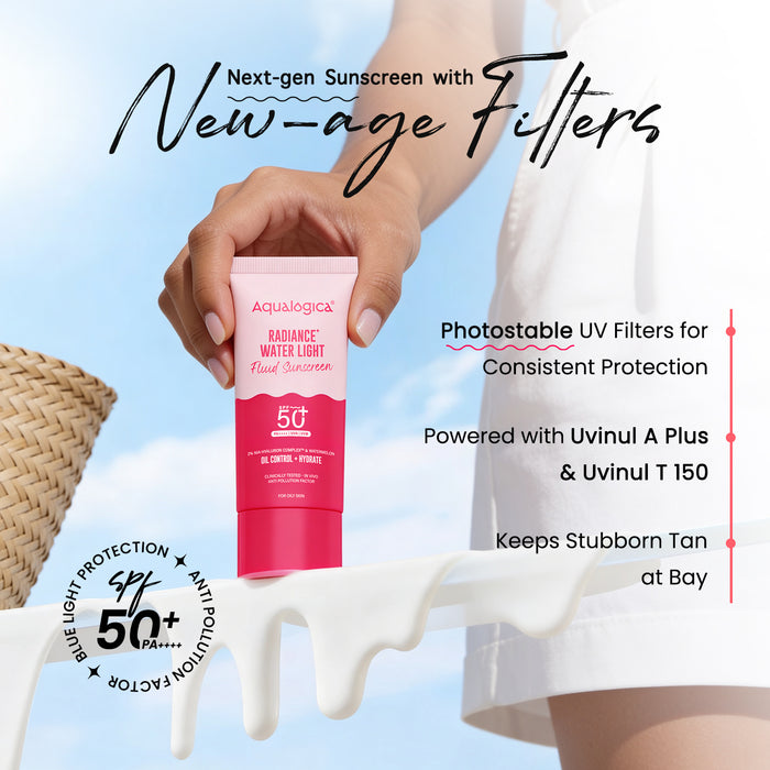 New age filters photostable oil control sunscreen protection