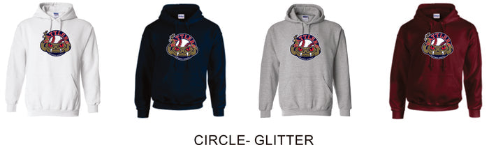 Rattlers Basic Hoodie- 3 designs- Matte or Glitter