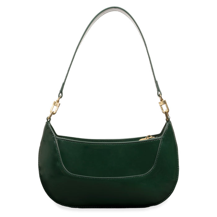 Riona Ella RFID Patent Baguette Black - Bentley