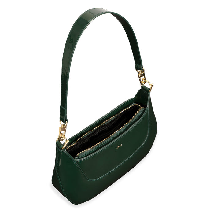 Riona Ella RFID Patent Baguette Black - Bentley