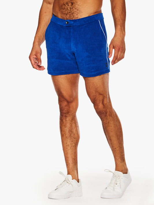 Ron Dorff Cotton Terry Tennis Shorts w Piping